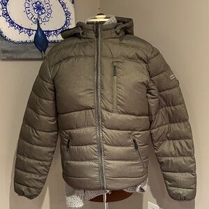 Point Zero Olive Puffer Jacket